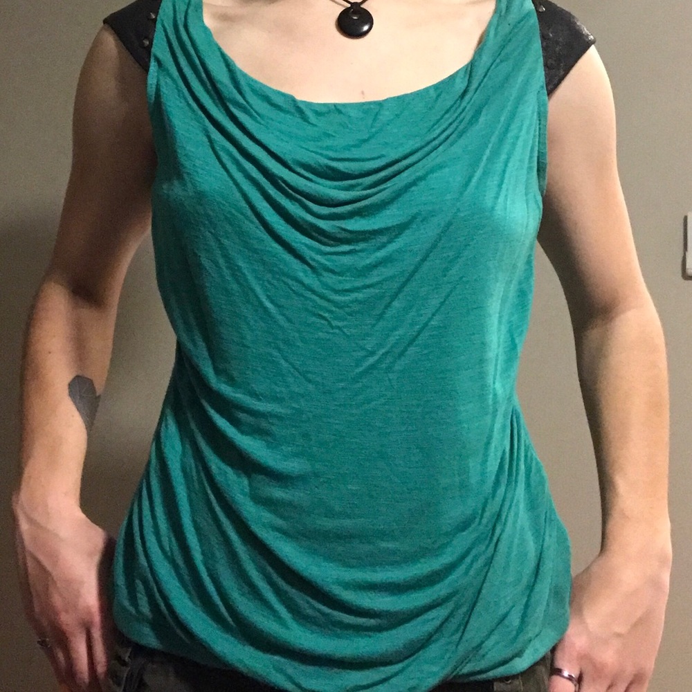 By&By teal studded top